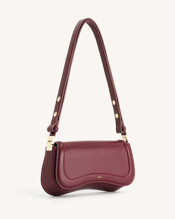 Borsa a tracolla Joy - Rosso scuro
