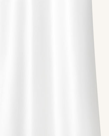 Falda Maxi Sirena de Satén Líquido – Blanco