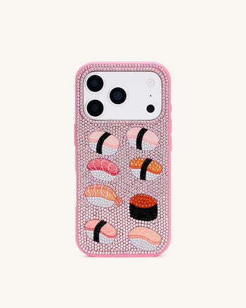 Custodia per telefono Sushi - Rosa multicolore