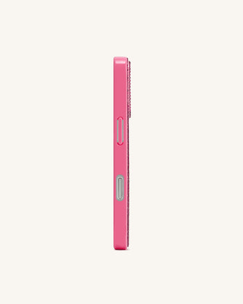 Custodia per Telefono con Strass e Spiedino di Olive – Rosa