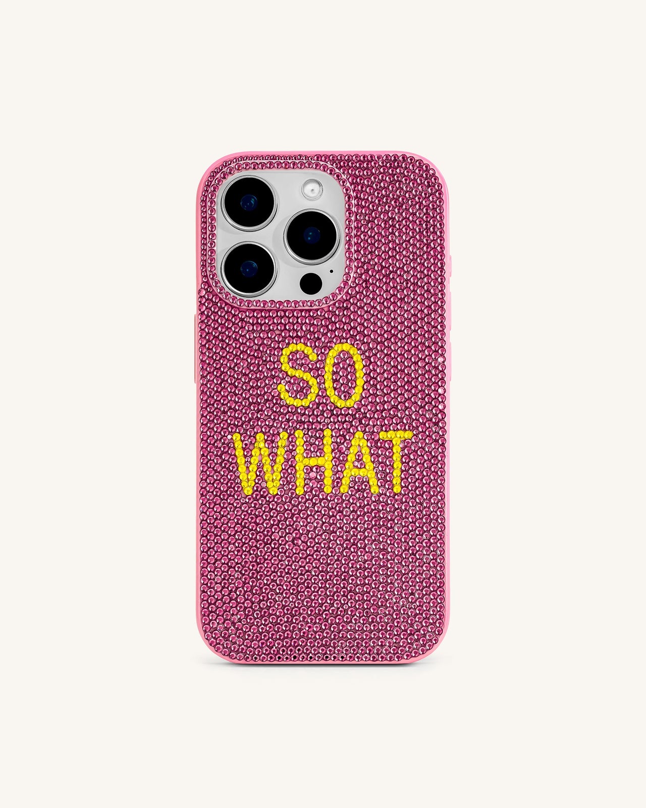 So What Custodia per Telefono con Strass - Rosa