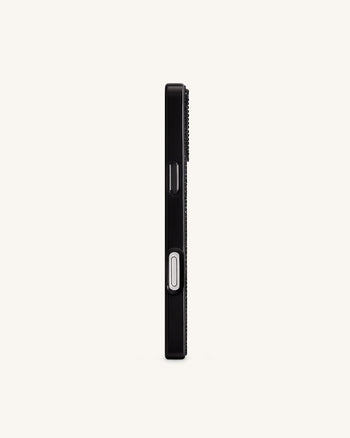 Olive Martini Custodia per Telefono in Cristallo Artificiale - Nero