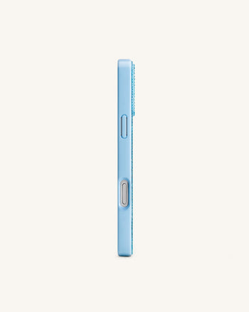 Olive Cover per telefono con cristallo artificiale Martini - Azzurro
