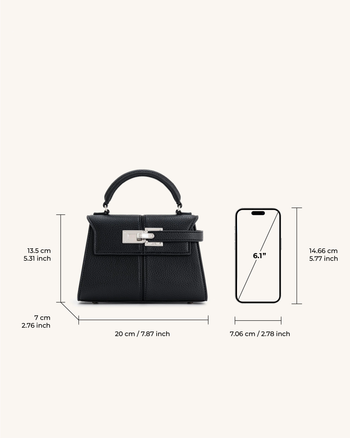 Elise Borsa con Manico - Nero