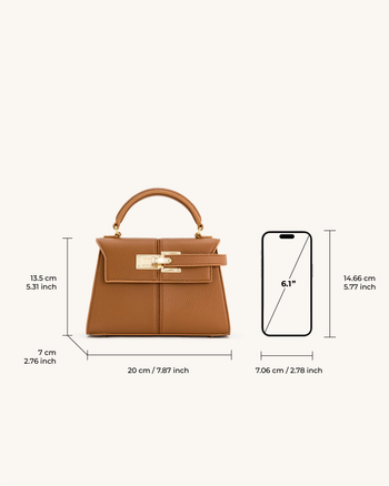 Elise Borsa con Manico - Marrone