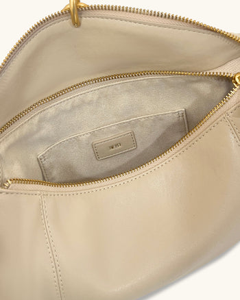 Jayla Borsa a Spalla con Ciondolo in Metallo - khaki