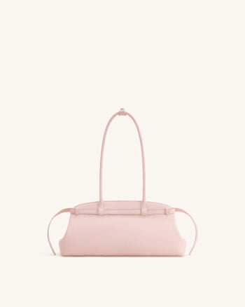 Arden Borsa a spalla East-West con cintura in similpelle scamosciata - Rosa
