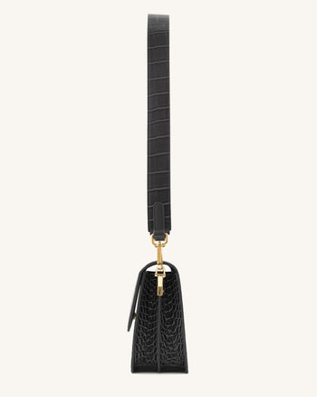 Mini Flap Borsa - Nero Cocco