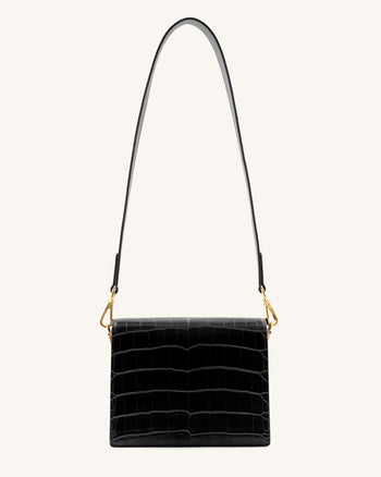Mini Flap Borsa - Nero Cocco