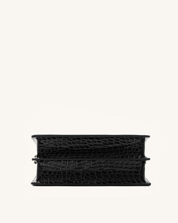 Mini Flap Borsa - Nero Cocco