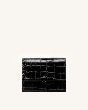 Mini Flap Borsa - Nero Cocco