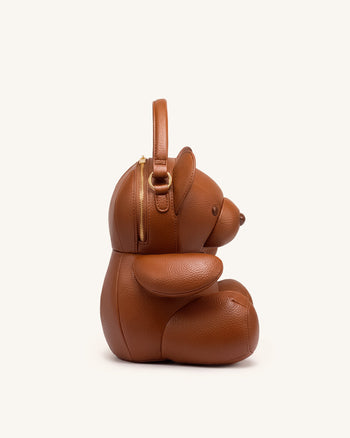 Teddy Borsa a tracolla a forma di orsetto - Marrone