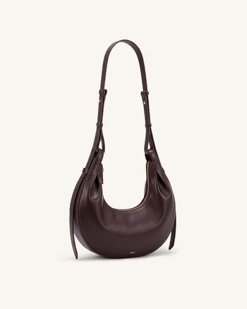 Sharon Borsa a tracolla Crescent - Marrone scuro