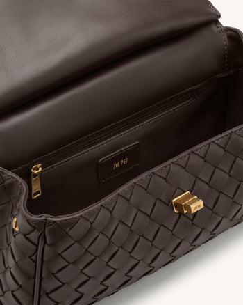 Lucia Borsa a spalla intrecciata - Marrone