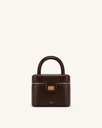 Cosima Beauty case - Marrone cioccolato