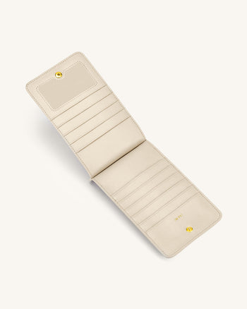 Quinn Phone Borsa- Ivory Cocco