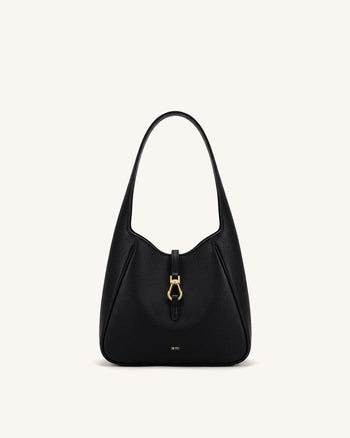 Bruna Borsa hobo martellata - Nero
