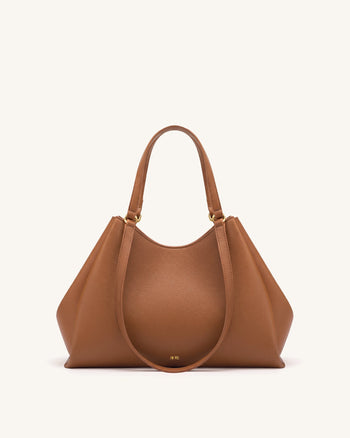 Virelia Borsa tote a doppio manico - Cognac