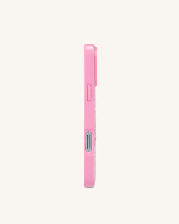 Custodia per telefono con angelo di strass - Rosa
