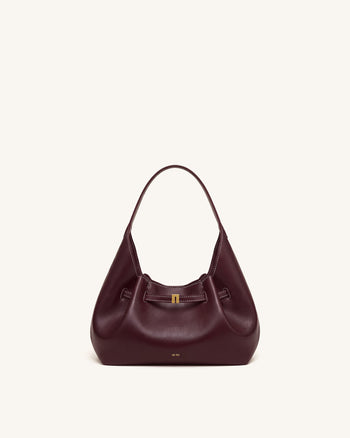 Maeve Borsa hobo morbida con ciondolo bassotto - Borgogna intenso