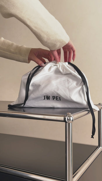 Noor Borsa con Manico Superiore - Grigio Elefante