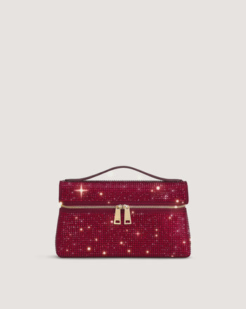 Thea Borsa a Mano in Cristallo Artificiale - Rosso