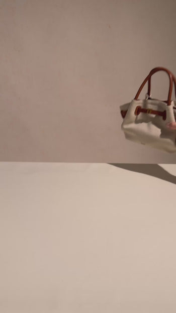 Hana Mini Borsa a Tracolla in Finta Pelle Scamosciata - Marrone