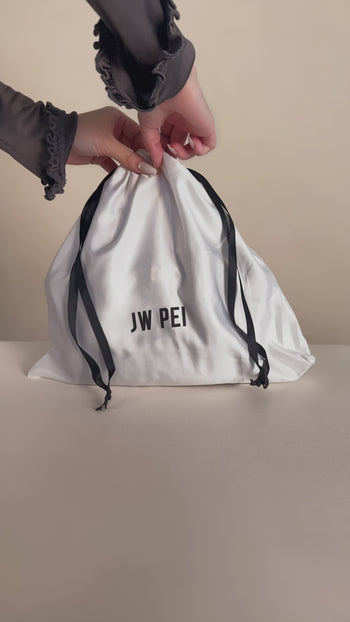 Hana Mini Borsa a Mano in Pelliccia Sintetica - Marrone Scuro