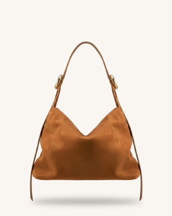 Sienna Borsa hobo in camoscio sintetico - Marrone