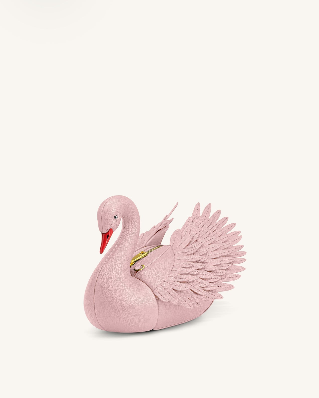 Alani Borsa a Tracolla a Forma di Cigno - Rosa Chiaro