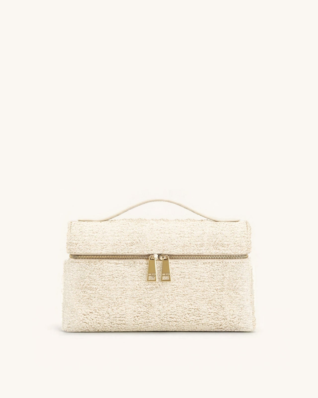 Thea Borsa a Mano in Eco Pelliccia - Crema