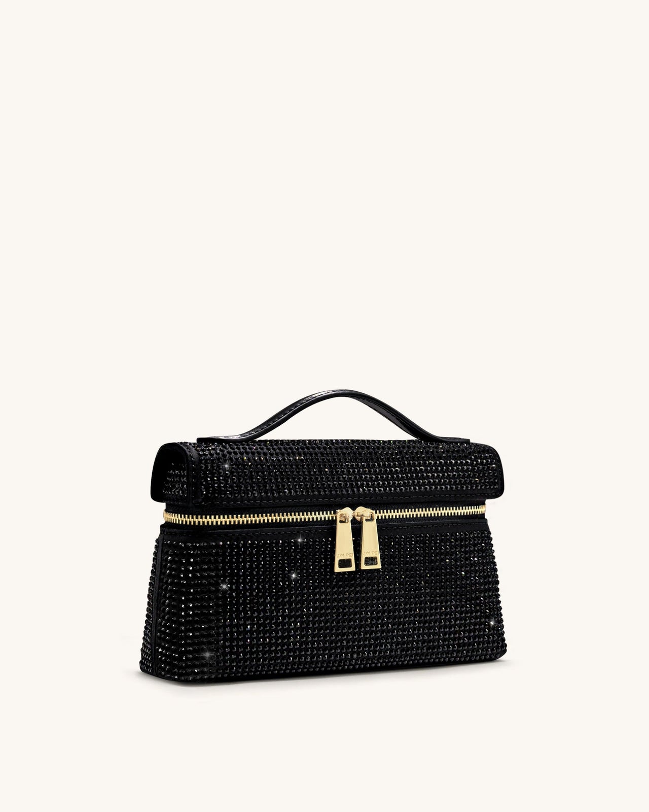 Thea Borsa con Manico Superiore in Cristallo Artificiale - Rosso