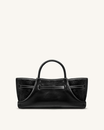 Maeve Borsa Tote con Charm Metallico a Forma di Bassotto - Nero