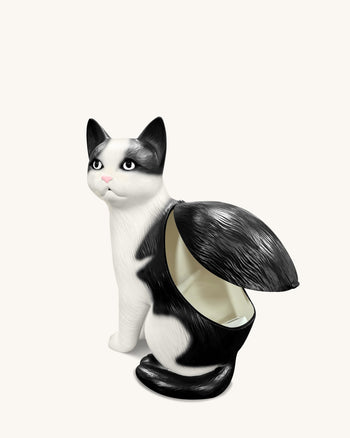 Elsie Clutch a forma di gatto - Bianca