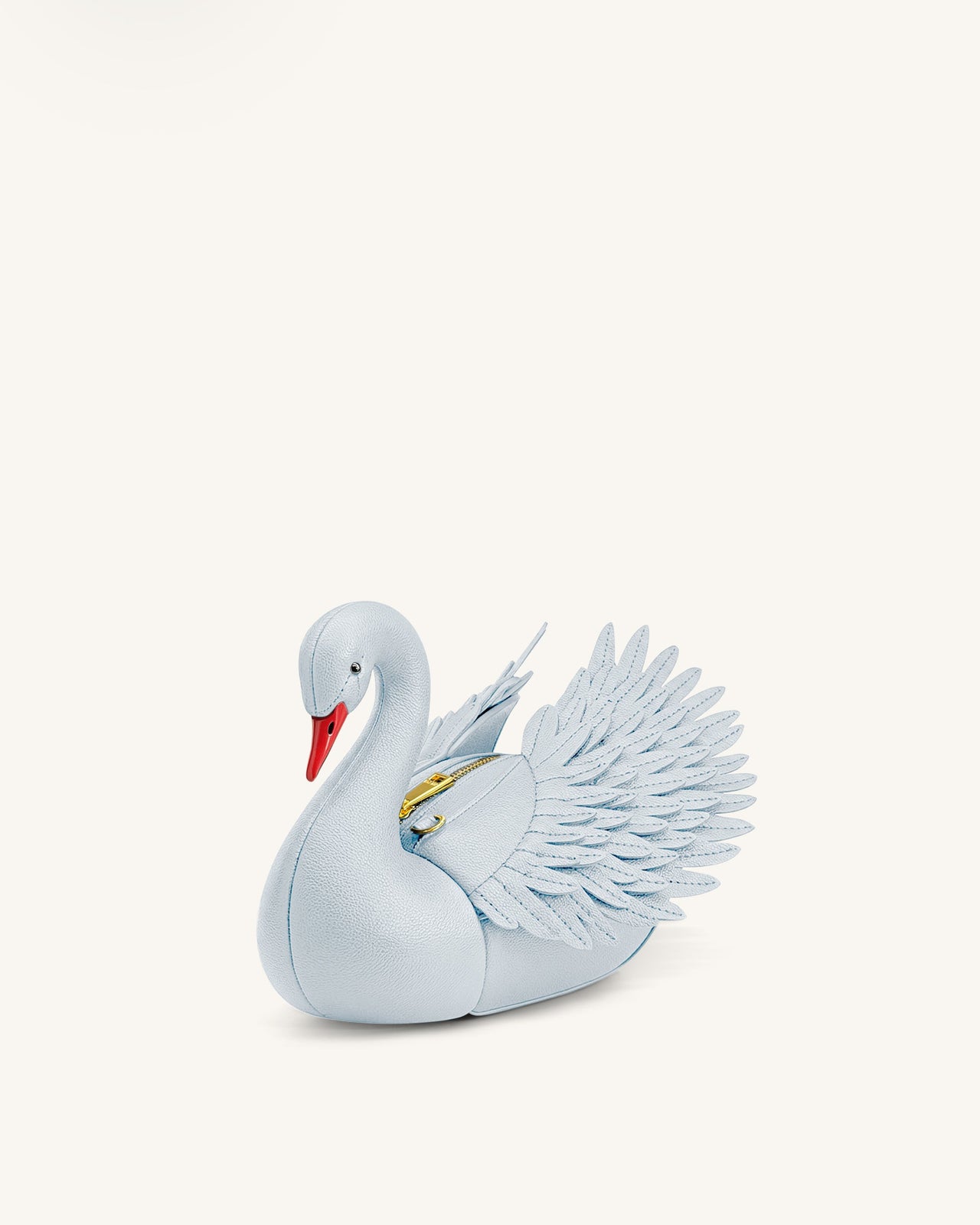 Alani Borsa a Tracolla a Forma di Cigno - Azzurro Chiaro