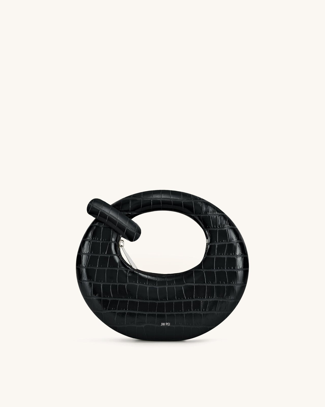 Borsa Abacus mini con manico superiore - Cocco nero