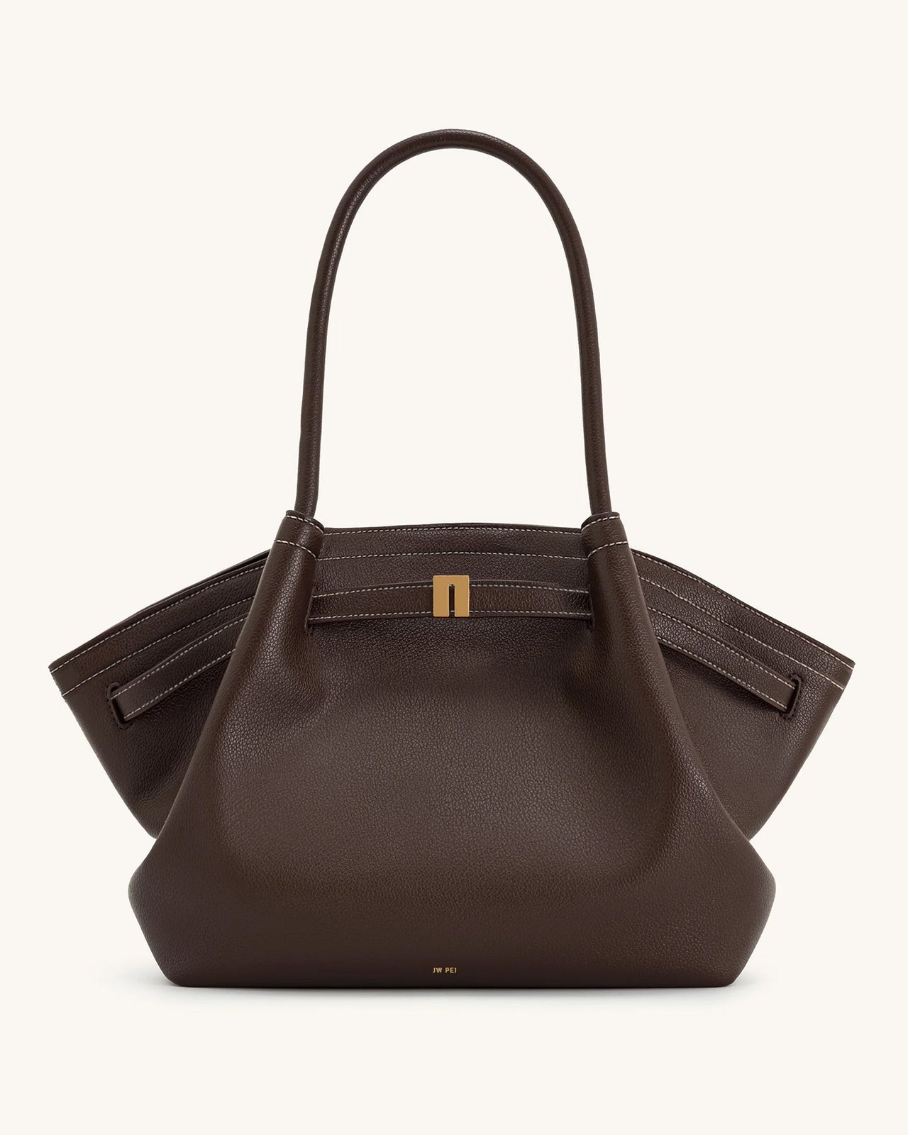 Hana Borsa tote grande - Marrone scuro