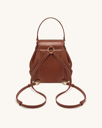 Harper Zaino con Tasca a Fibbia - Marrone Scuro