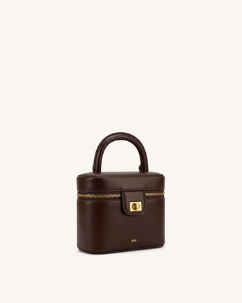 Cosima Beauty case - Marrone cioccolato