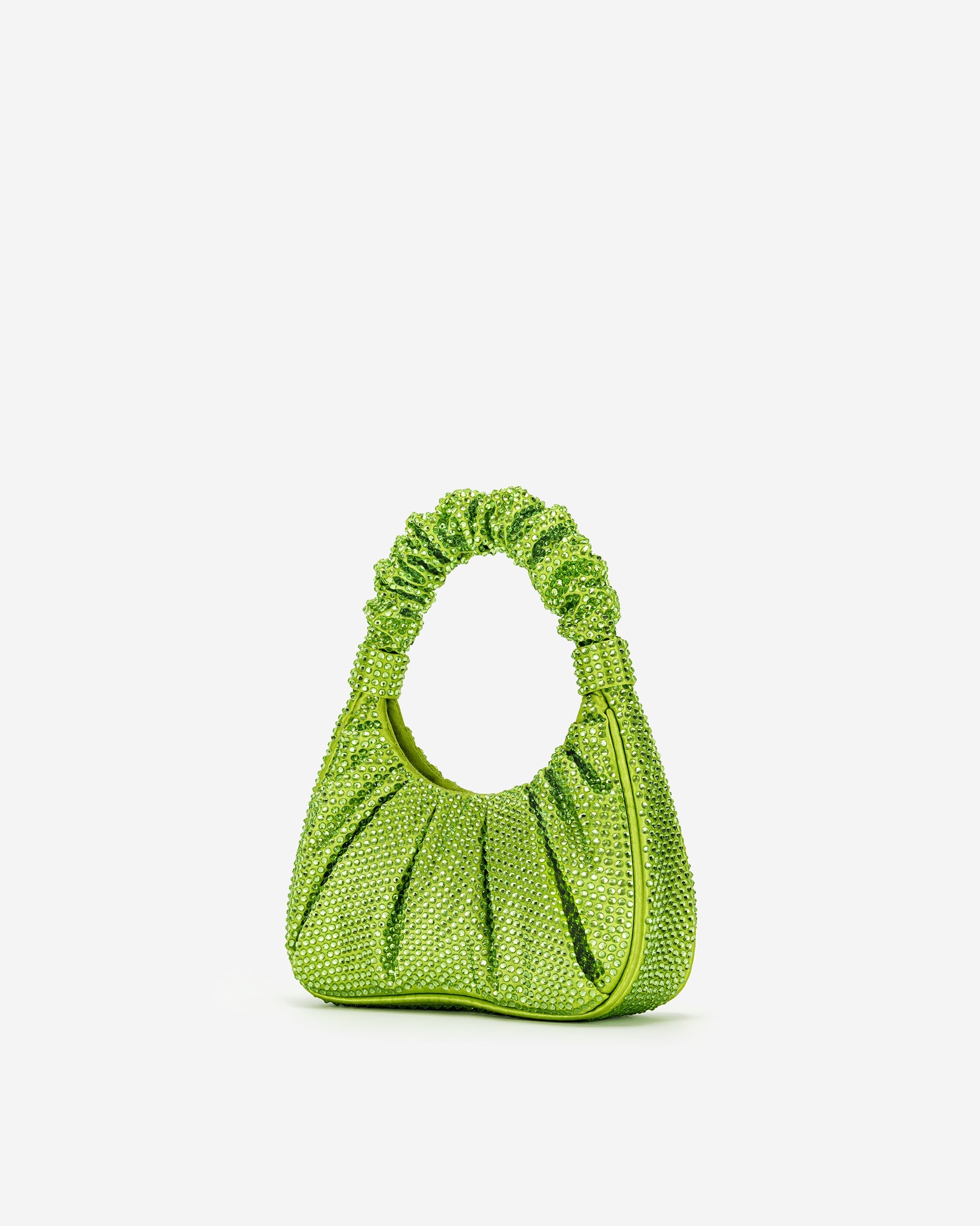 Hobo Handbag Gabbi Cristalli Artificiali Media - Verde
